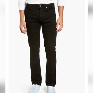 Fidelity Men's Jimmy Jeans in Black, Size 30 x 33